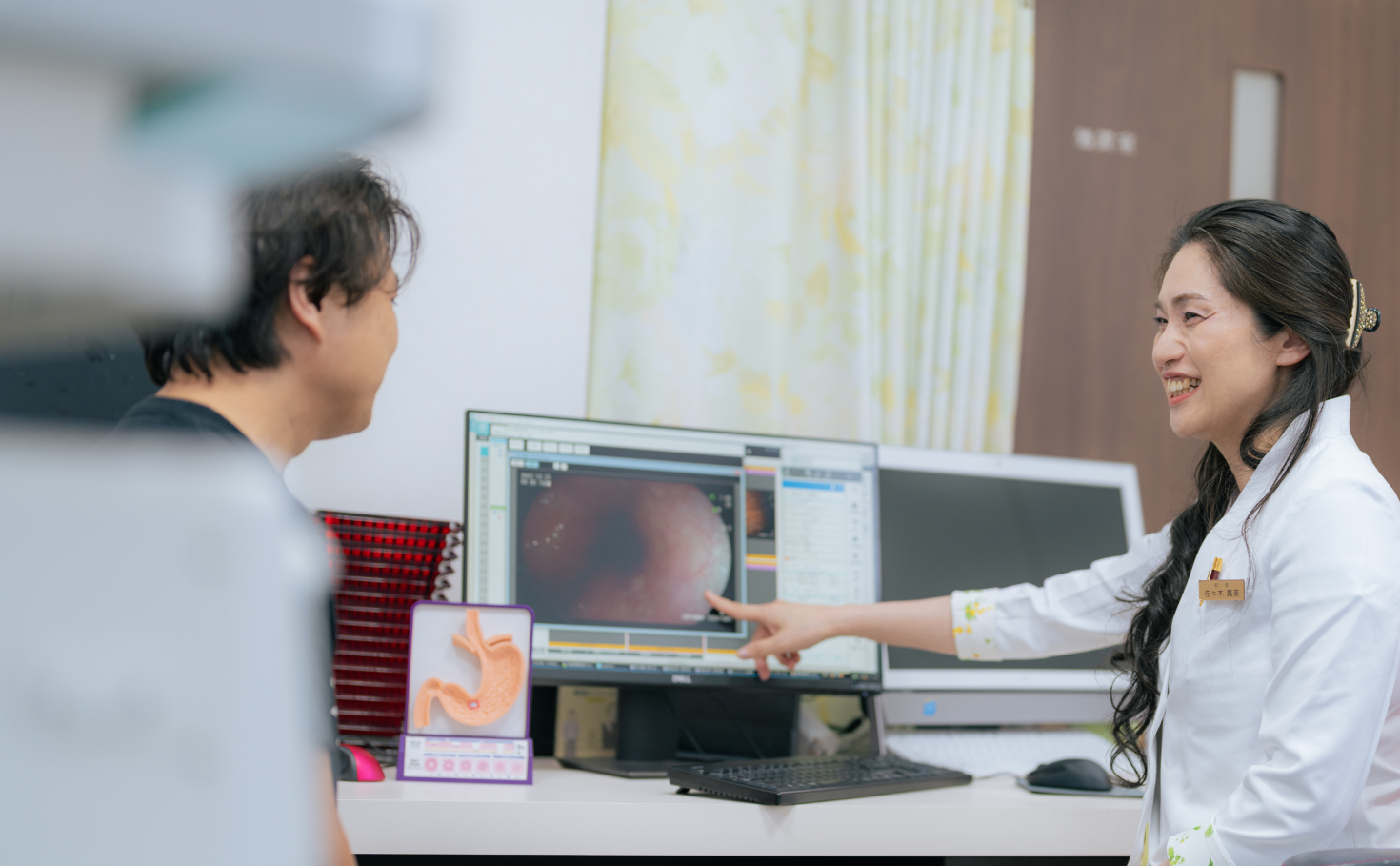 クリニックの受付