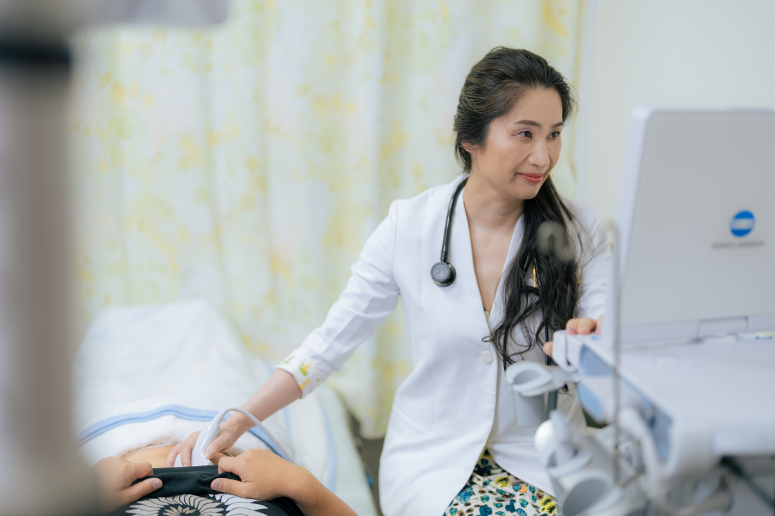 診察中のようす